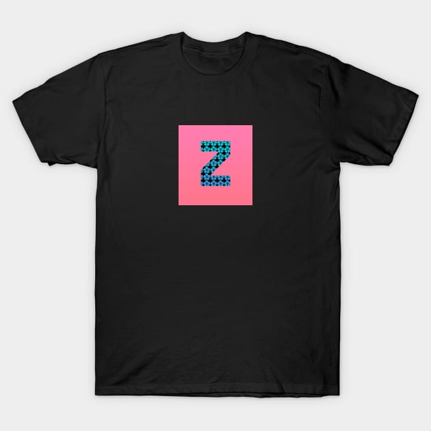 Letter Z from roses T-Shirt by Dolta